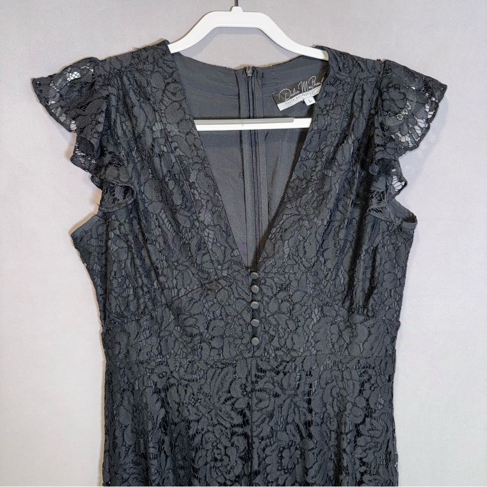 Dalia Macphee Lace Maxi Dress - Picture 7 of 11
